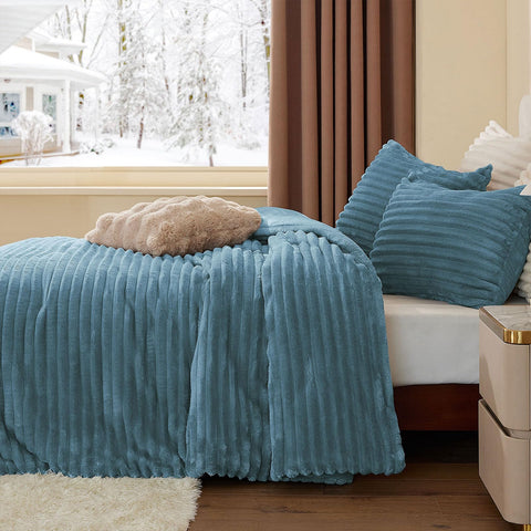 BEDELITE two matching pillowcases styled on bed for coordinated bedding look