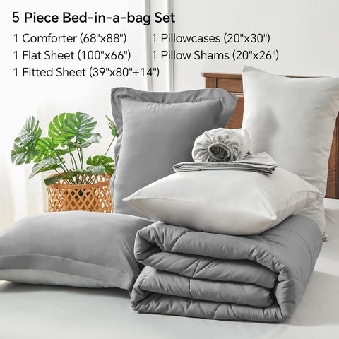 BEDELITE pillowcase and pillow sham arranged to show matching finish and comfort