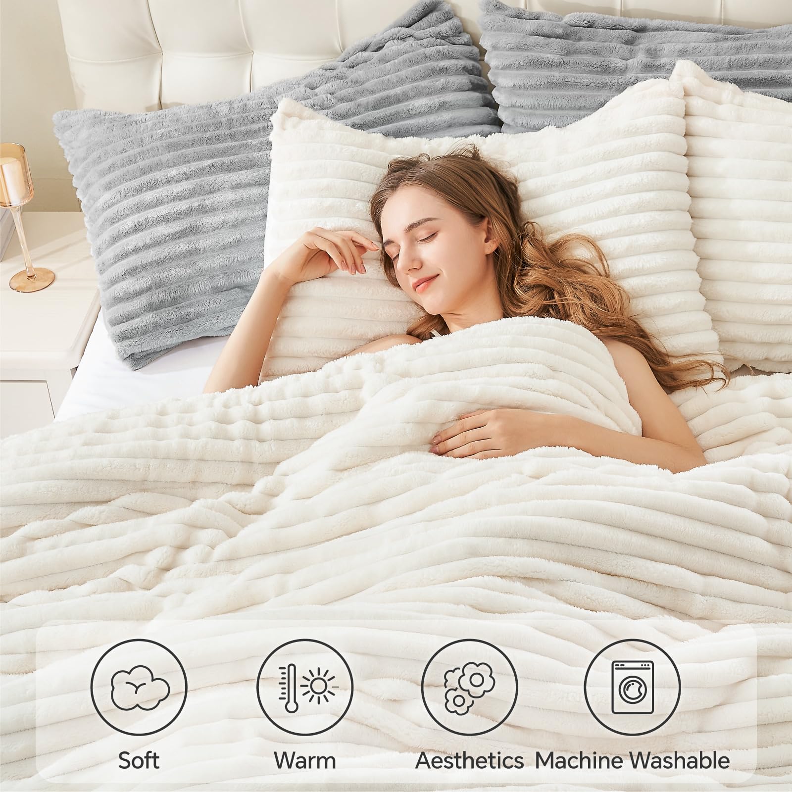 BEDELITE pillowcases and styling arranged to show matching set coordination benefit