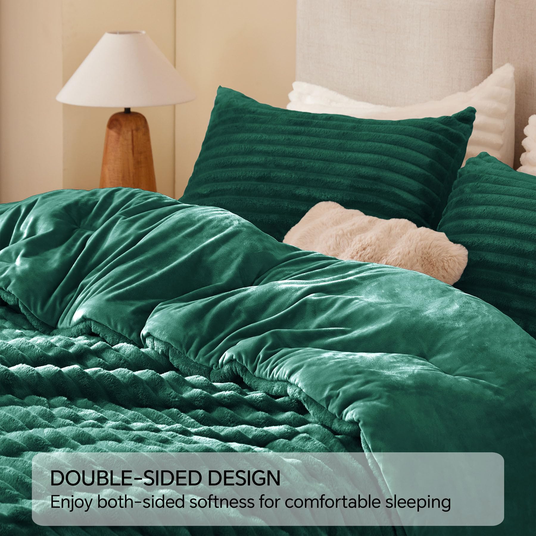 BEDELITE on queen bed showing full 88x88 scale for generous overhang
