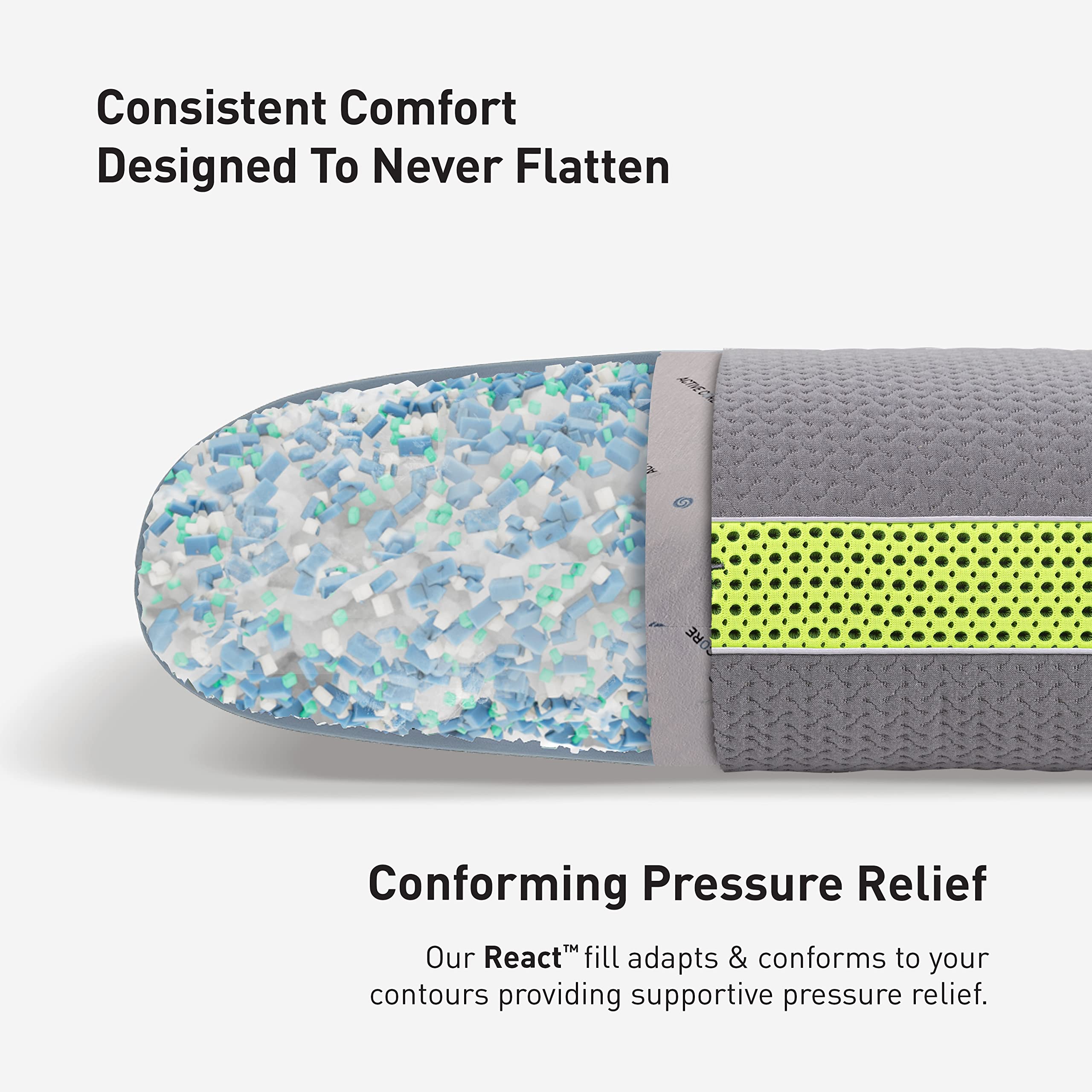 Bedgear Dri-Tec cover fabric detail showing moisture-wicking performance