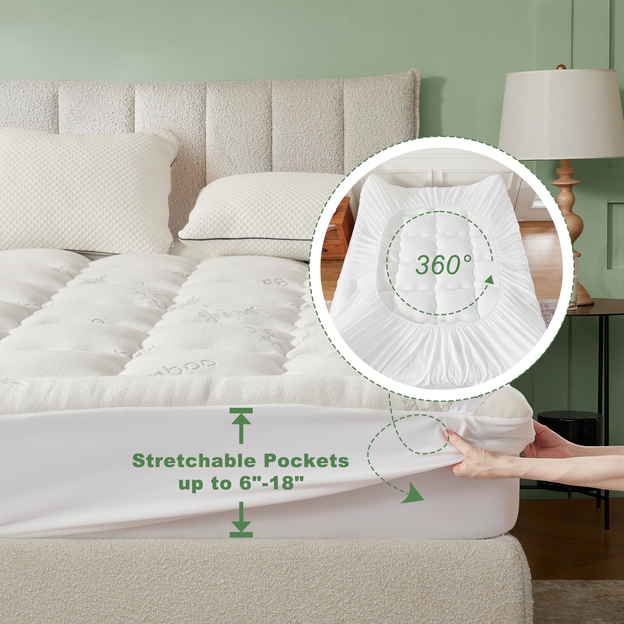 BEDLORE care label showing machine-washable convenience and freshness