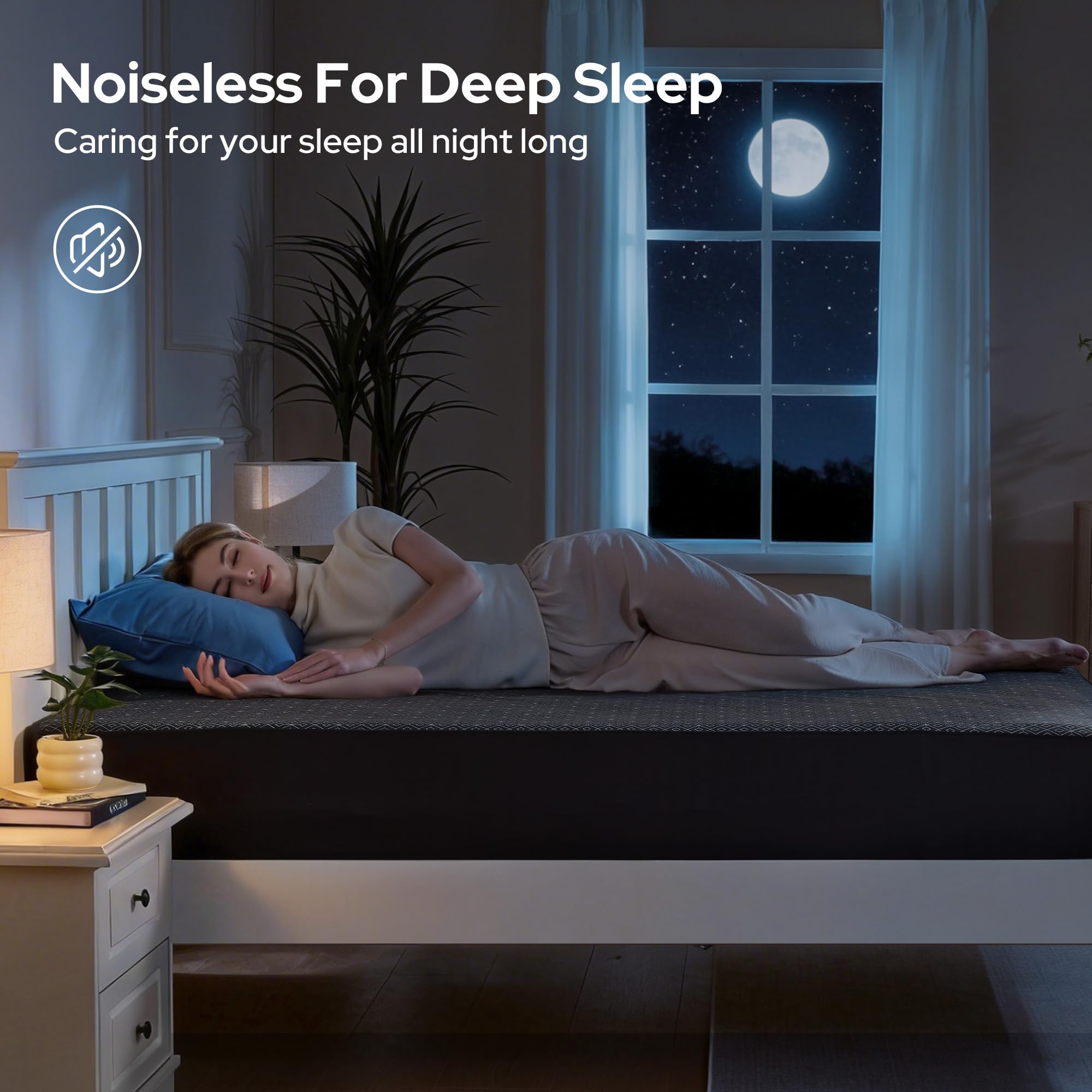 BEDLORE protector beside ruler showing deep pocket depth