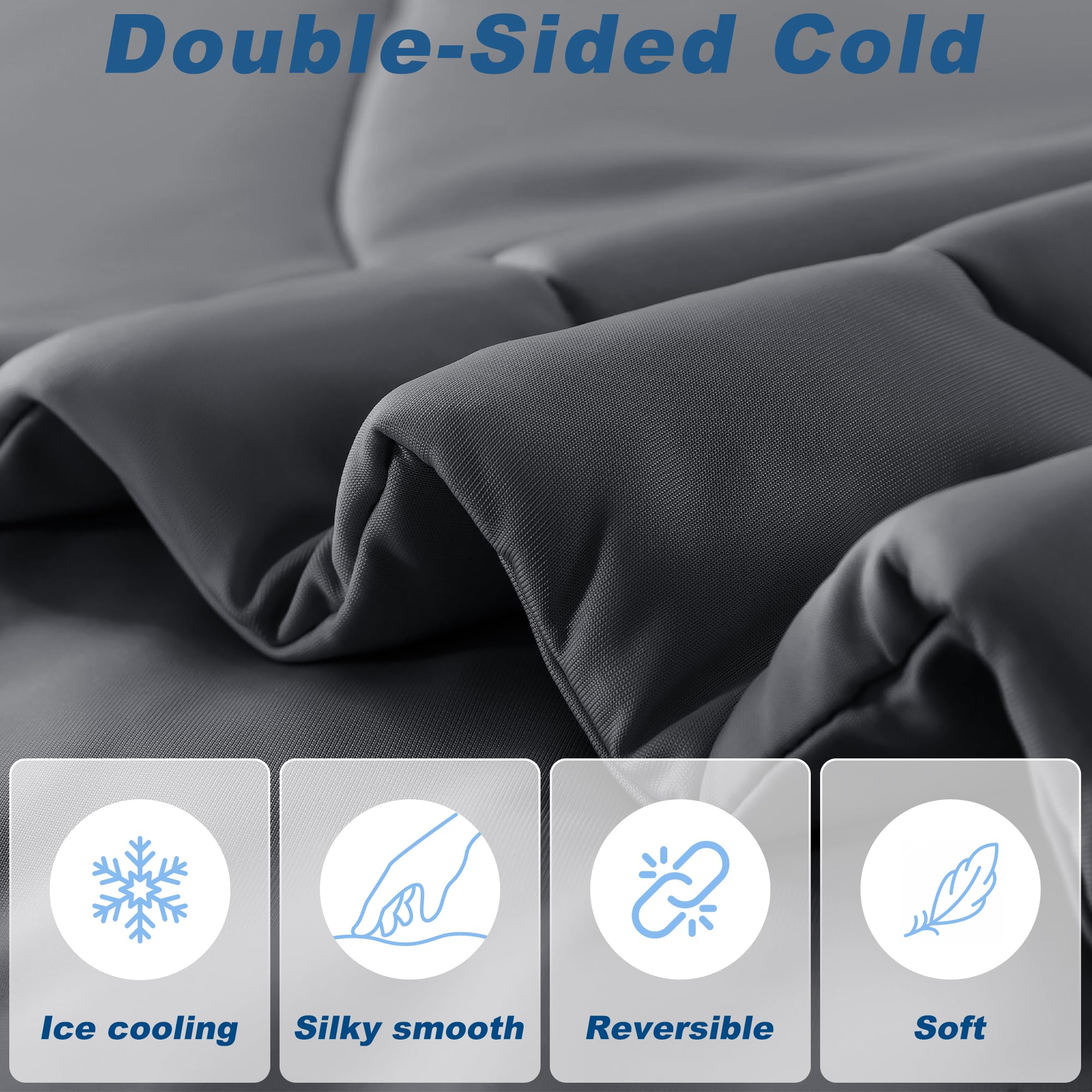 bedsmile cooling fabric texture detail highlighting breathable fiber benefit