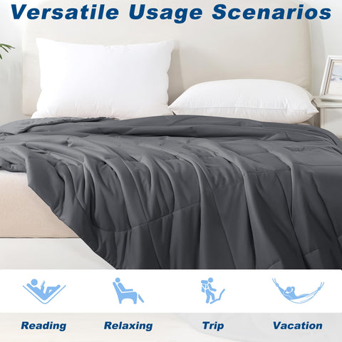 bedsmile folded comforter compact for travel and easy packing convenience
