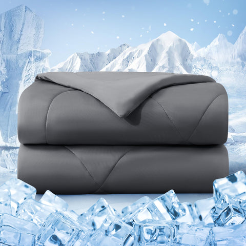 bedsmile front view of king comforter showing full coverage and modern look