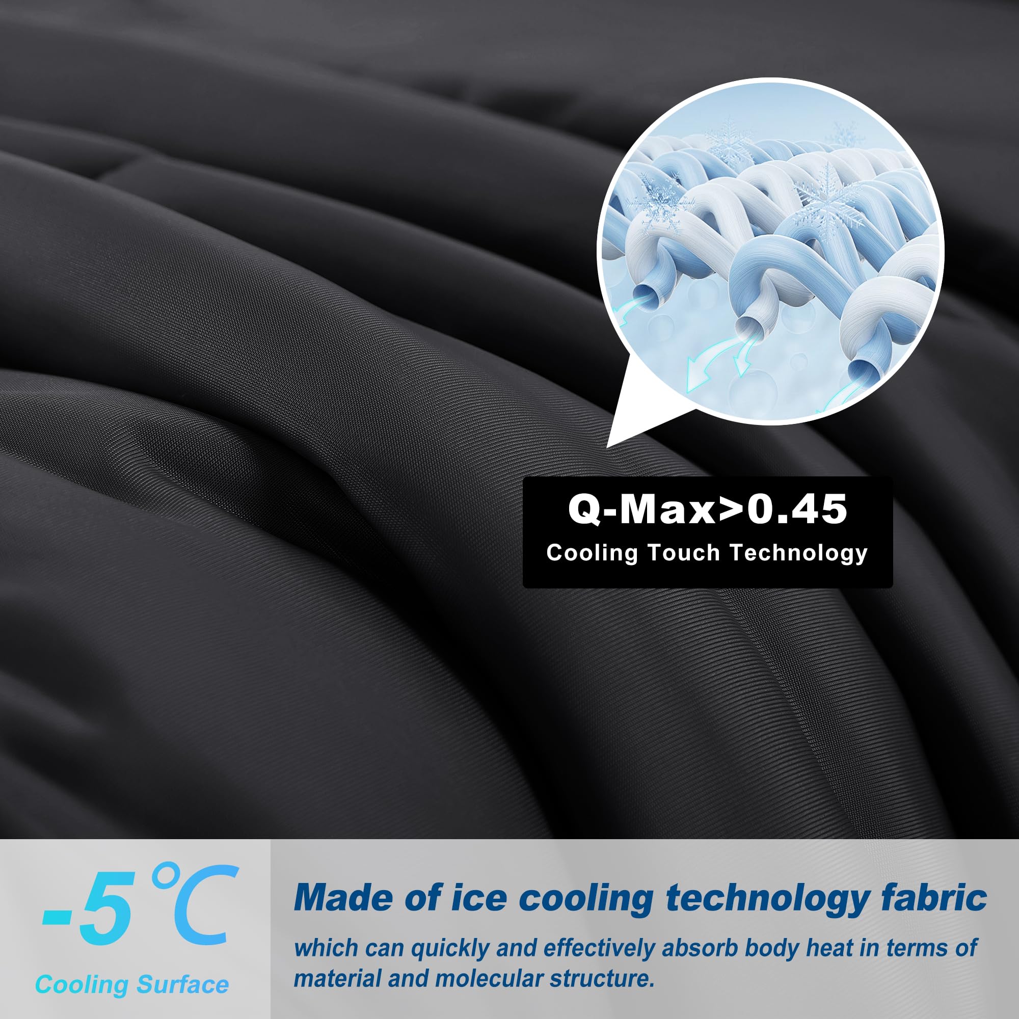 bedsmile close-up quilted stitching detail ensuring durability and even cooling