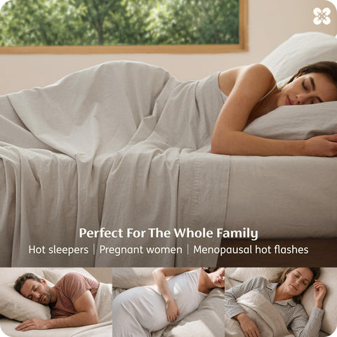 Bedsure bedroom lifestyle scene showing natural aesthetic and cozy vibe