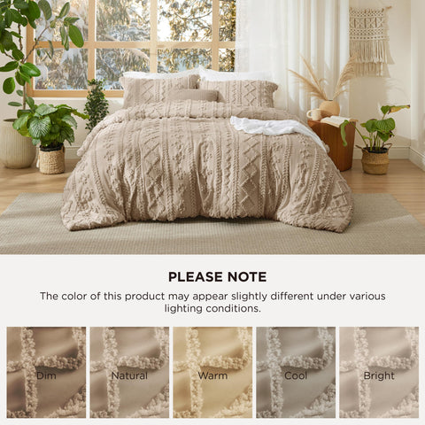 Bedsure styled bedroom with decor illustrating versatile boho aesthetic