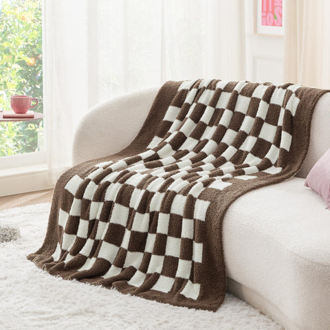 Bedsure blanket close-up texture highlighting ultra-soft microfiber and plush feel