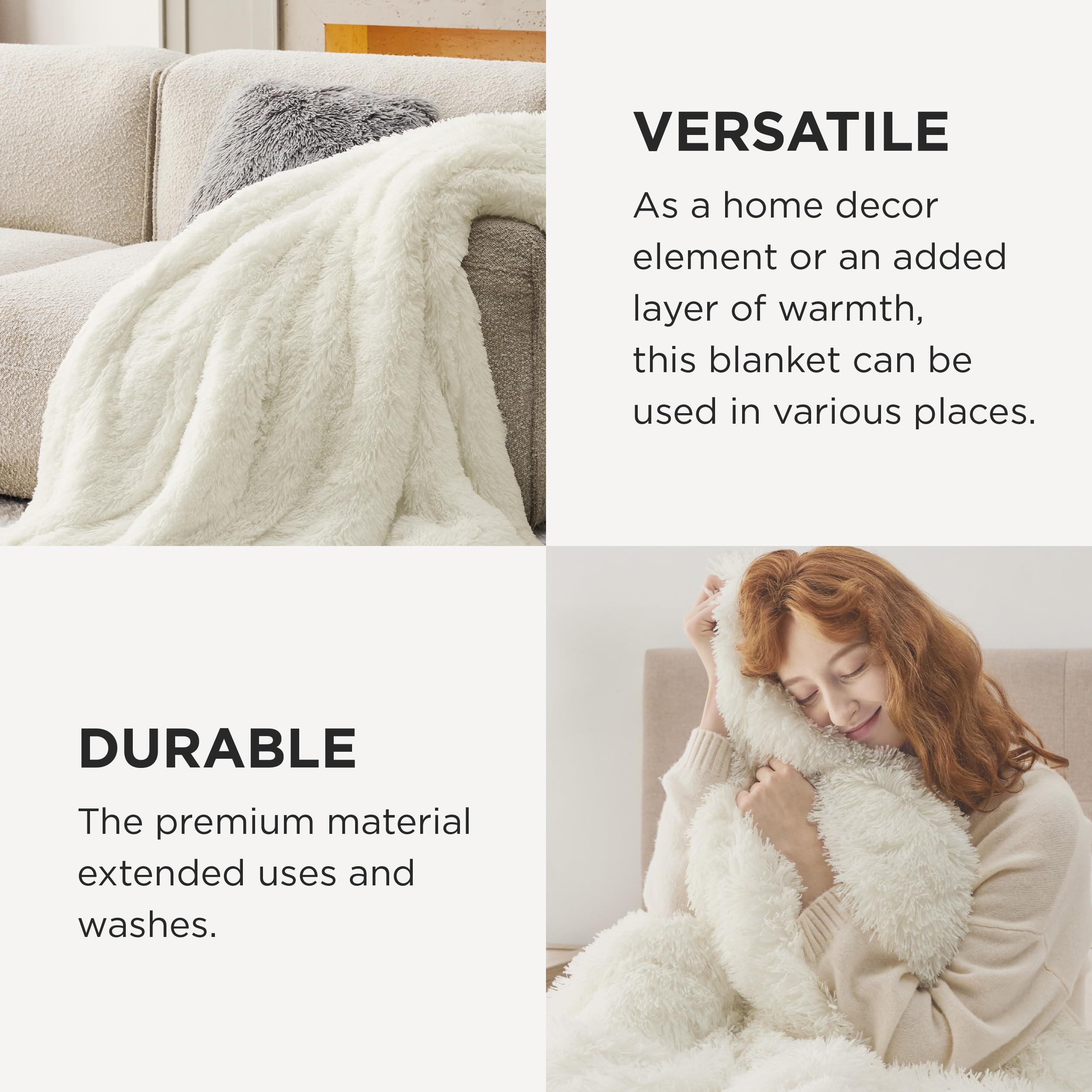 Bedsure blanket draped on king bed enhancing bedroom warmth and decor