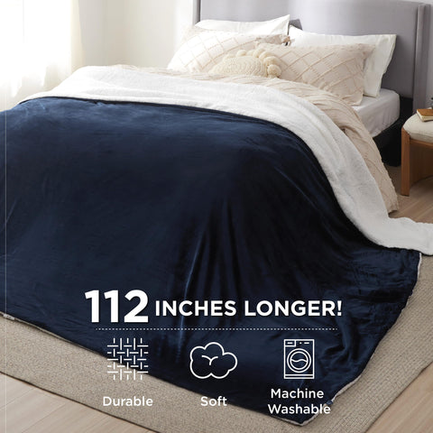 Bedsure image of stitched edge detail highlighting durability and lasting seams