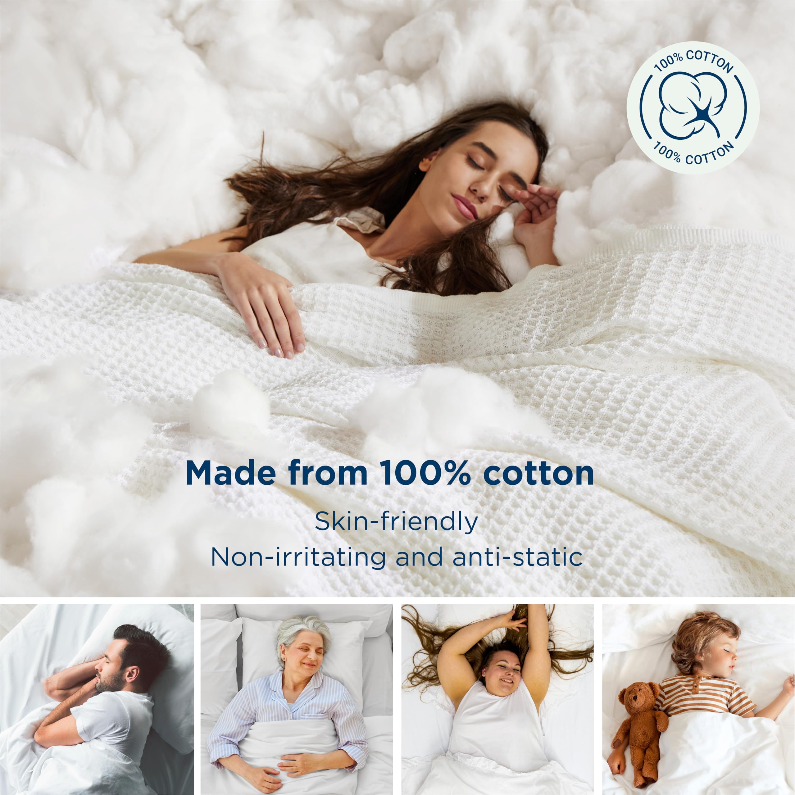Bedsure folded blanket in gift-ready packaging, easy to wrap and present
