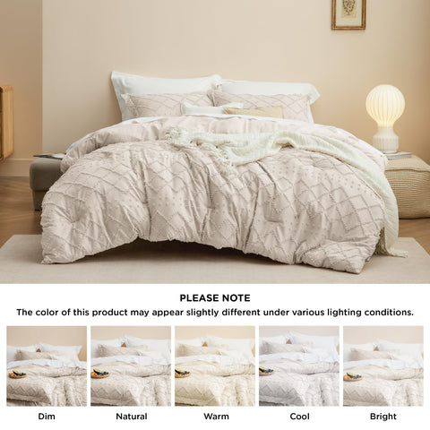 Bedsure hand pressing fabric to show velvety microfiber softness and breathable feel