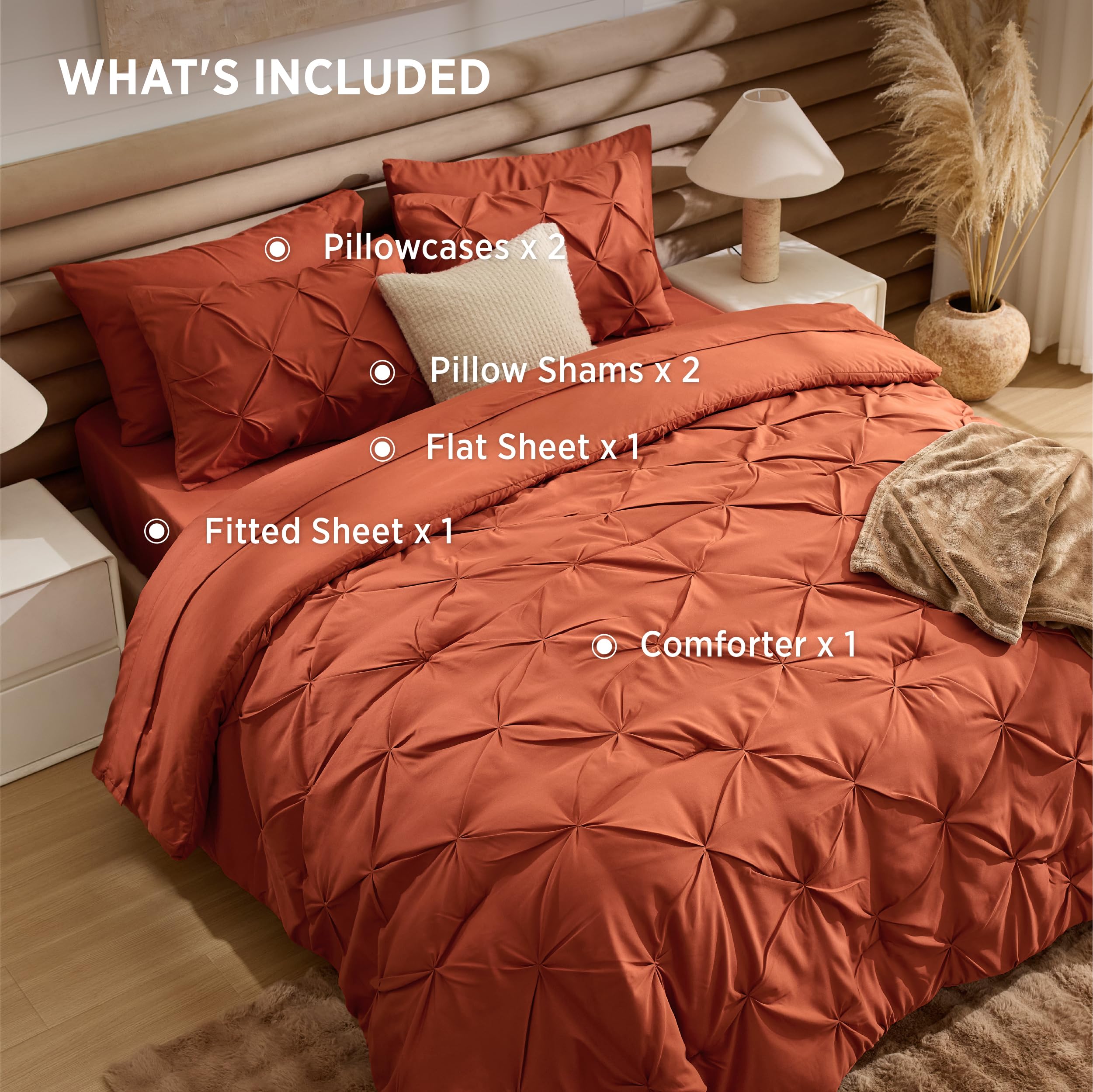 Bedsure boxed packaging image showing complete seven-piece set ready for gifting
