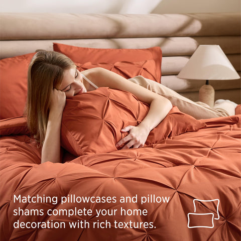 Bedsure fitted sheet on mattress illustrates snug fit and wrinkle-resistant finish