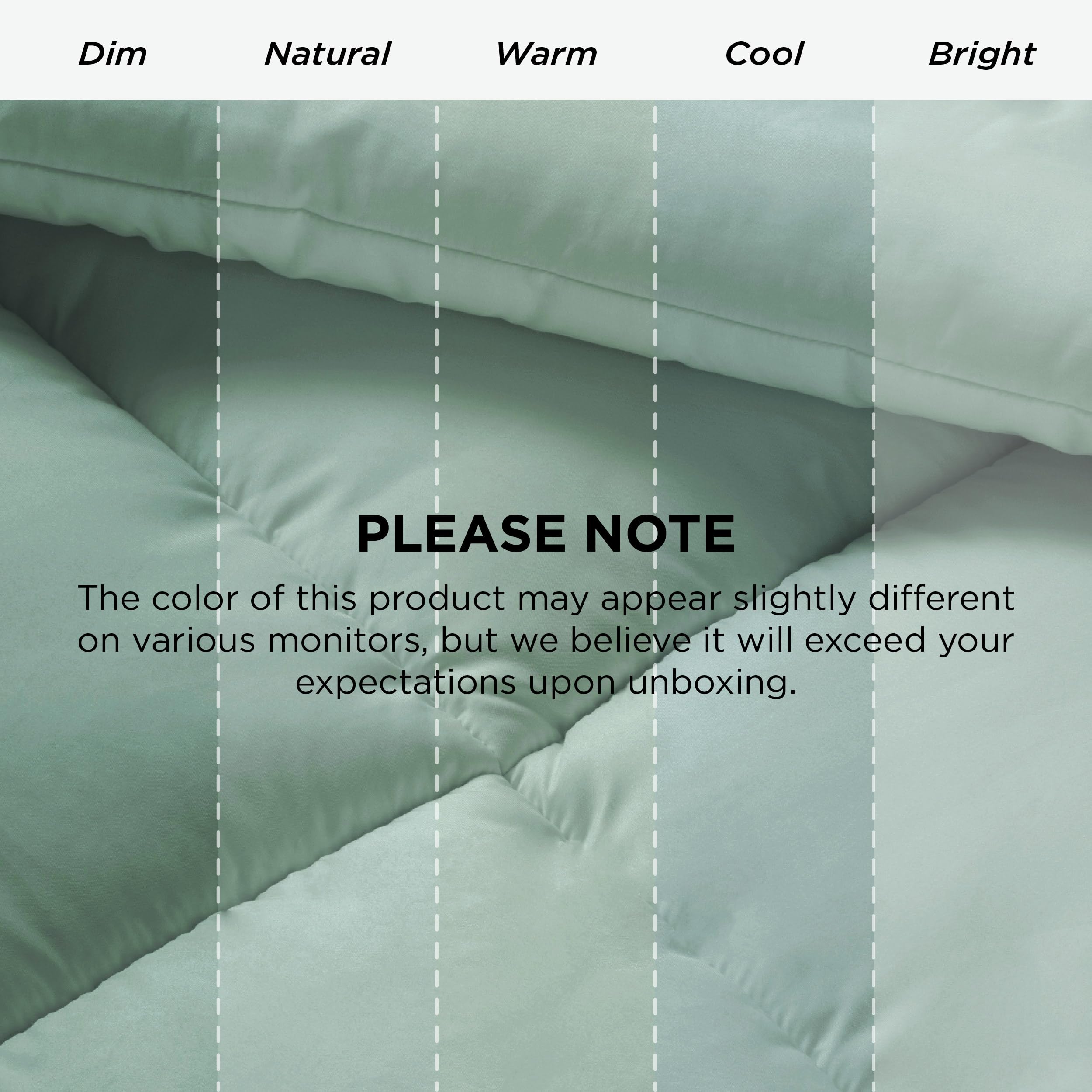 Bedsure care label close-up showing washing instructions for long-lasting benefit