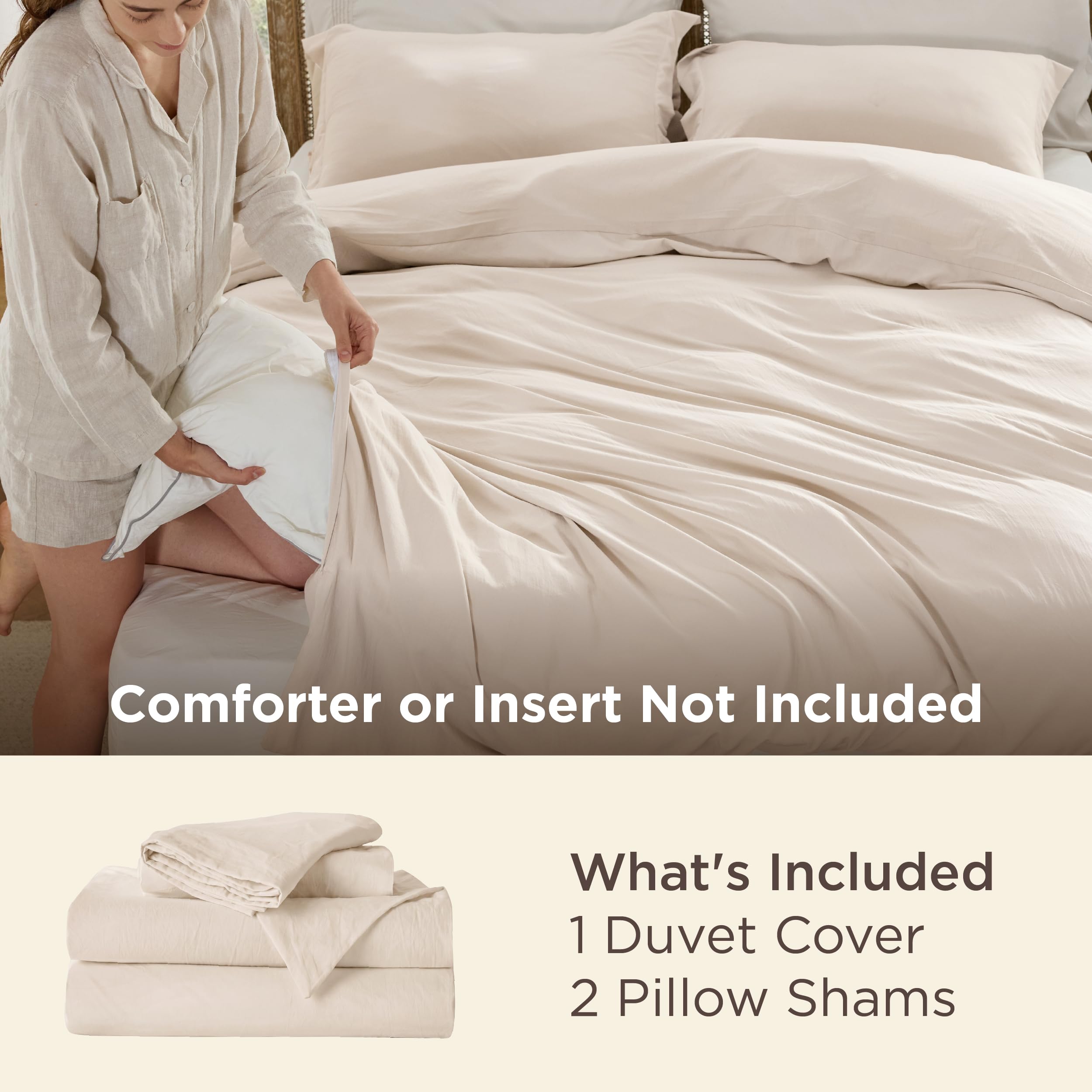 Bedsure fabric close-up highlighting soft microfiber texture for comfortable sleep