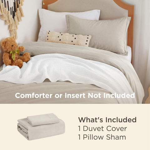 Bedsure close-up of microfiber texture highlighting soft, breathable feel