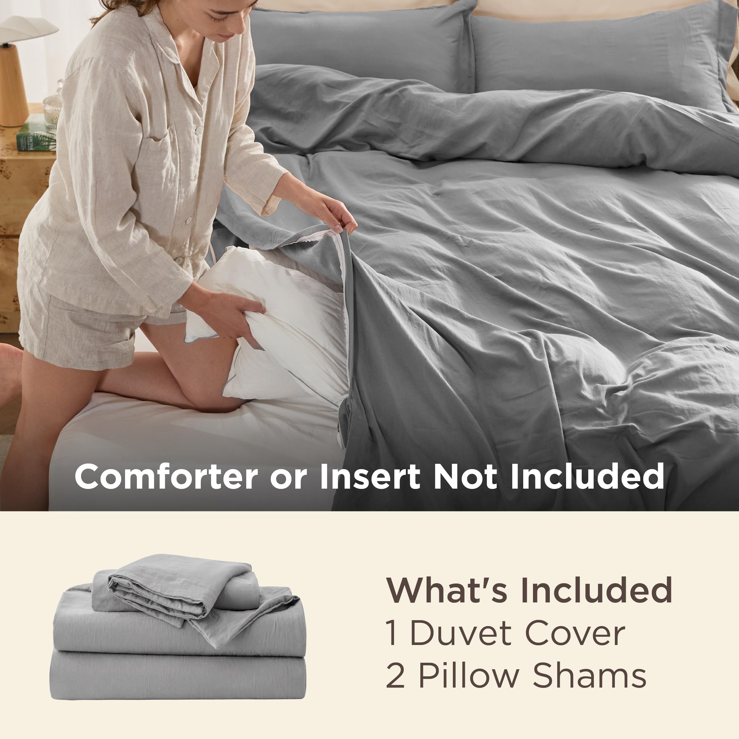 Bedsure close-up of brushed microfiber texture highlighting soft touch