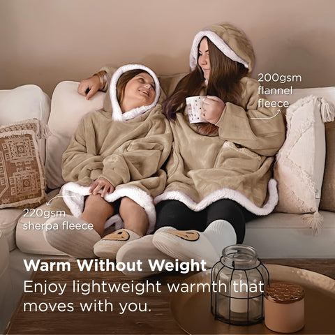 Bedsure sherpa lining close-up highlighting plush warmth and softness
