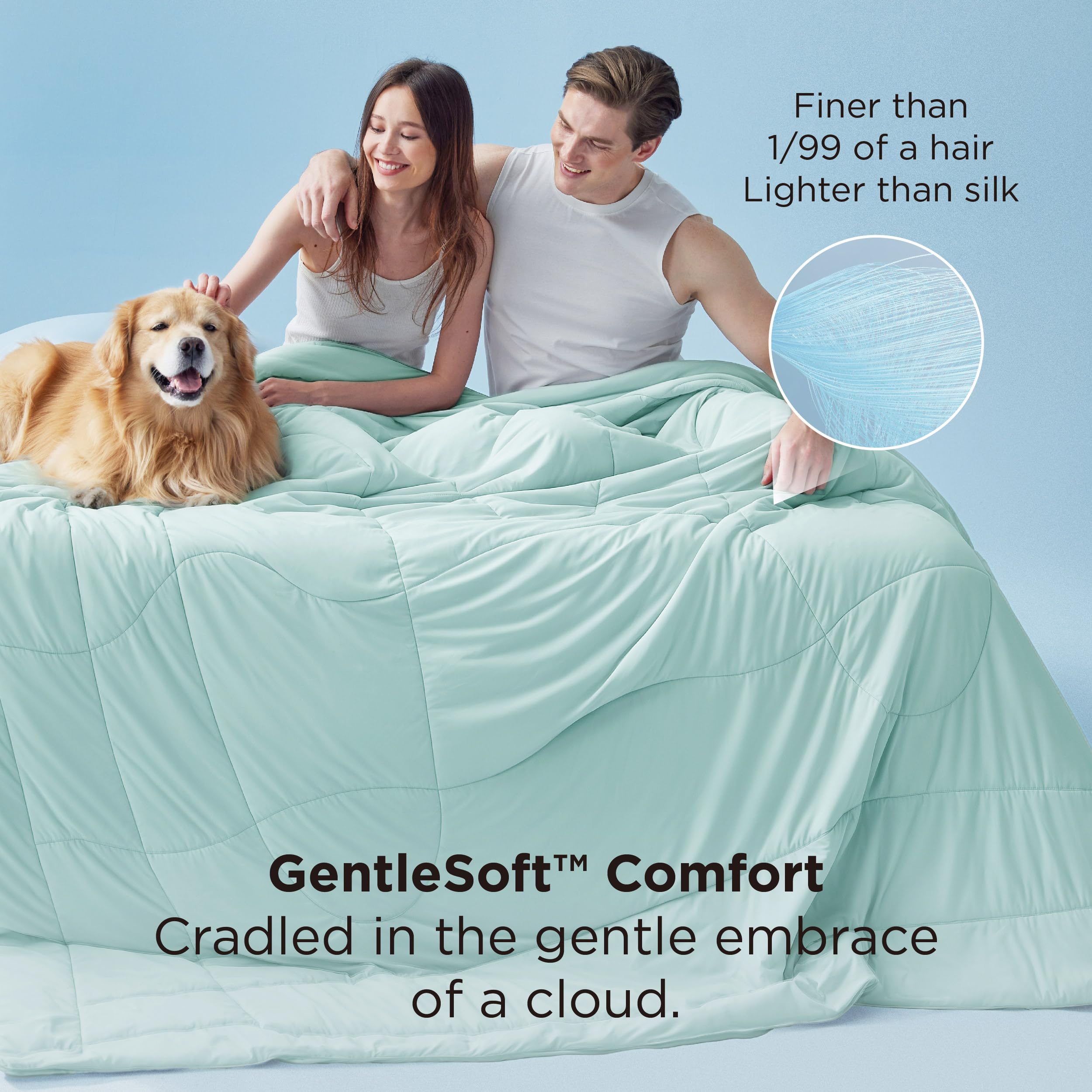 Bedsure corner loop closeup for easy duvet cover attachment and stability