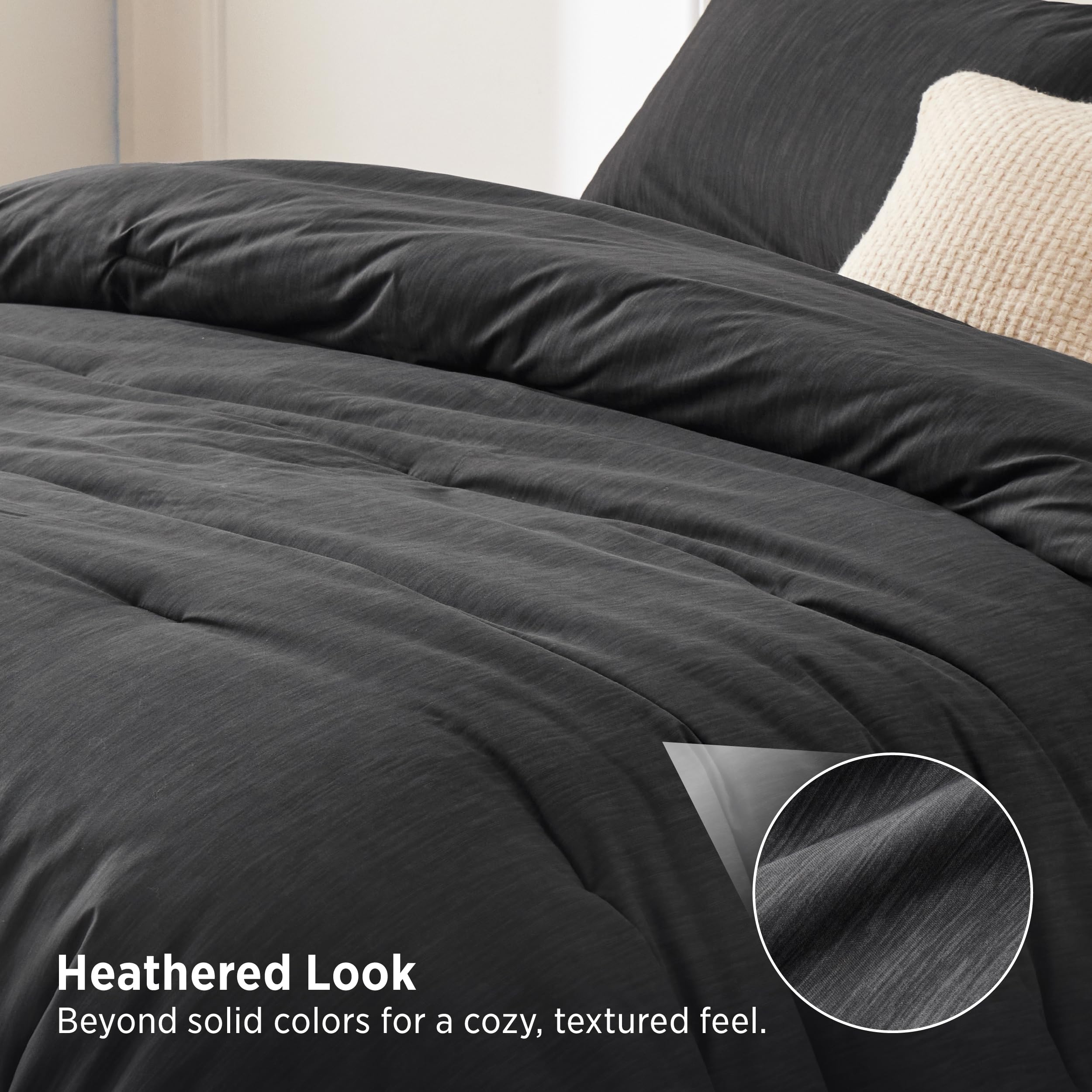 Bedsure corner loop detail demonstrating secure attachment inside a duvet