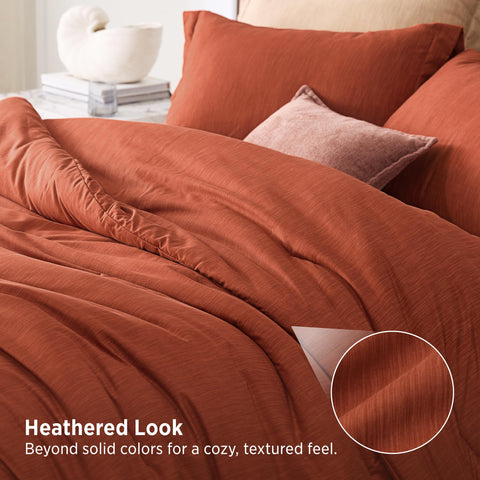 Bedsure comforter edge stitching detail illustrating durable construction