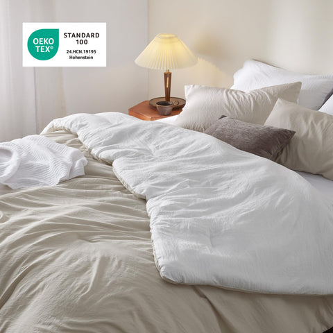 Bedsure edge stitching detail illustrating durable seams and long-lasting construction