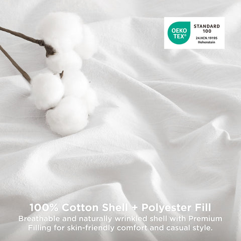 Bedsure microfiber fill loft detail demonstrating soft, insulating comfort