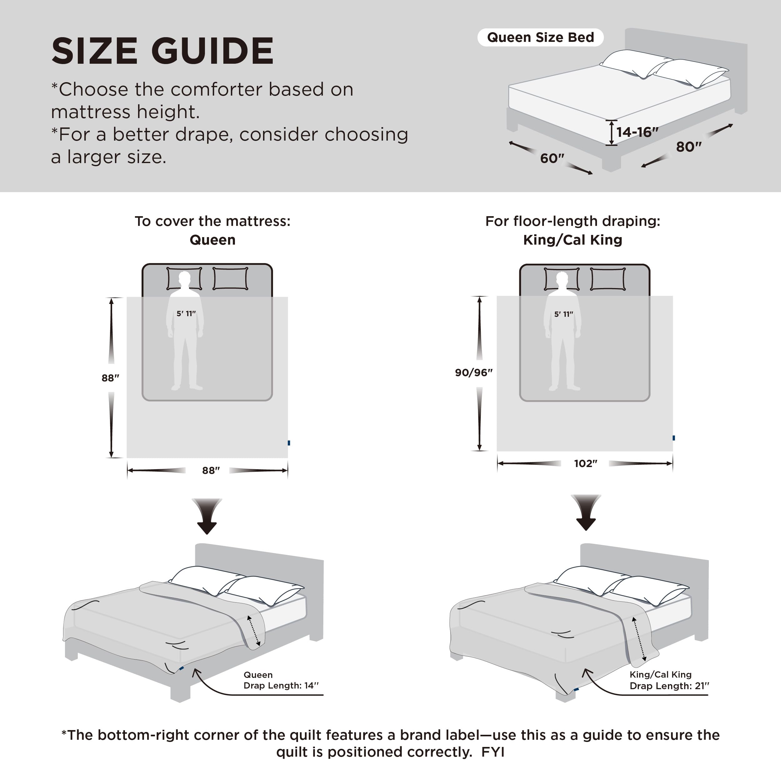 Bedsure comforter folded to show compact storage and travel convenience