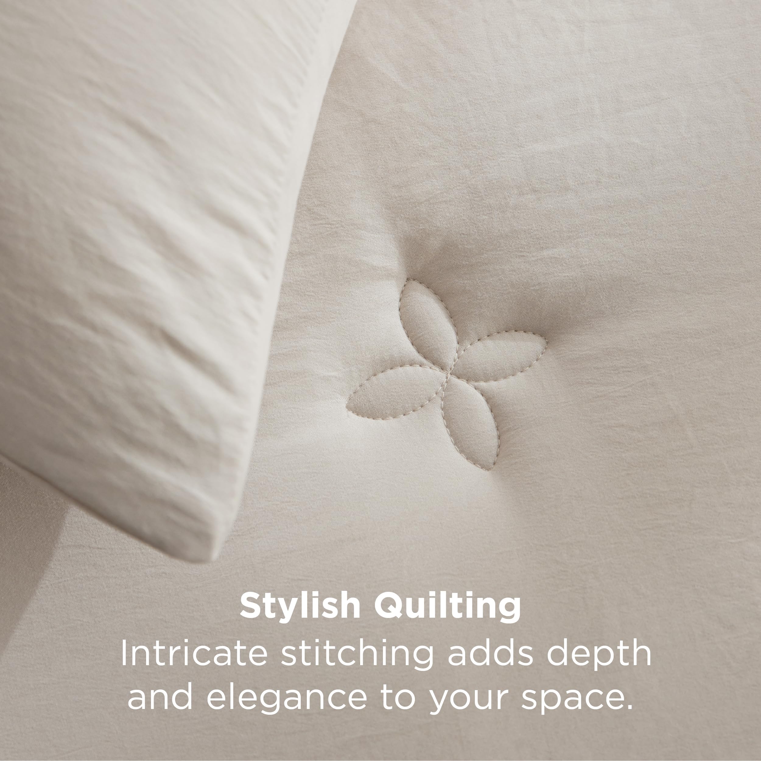 Bedsure comforter in use in styled bedroom showing cozy appeal