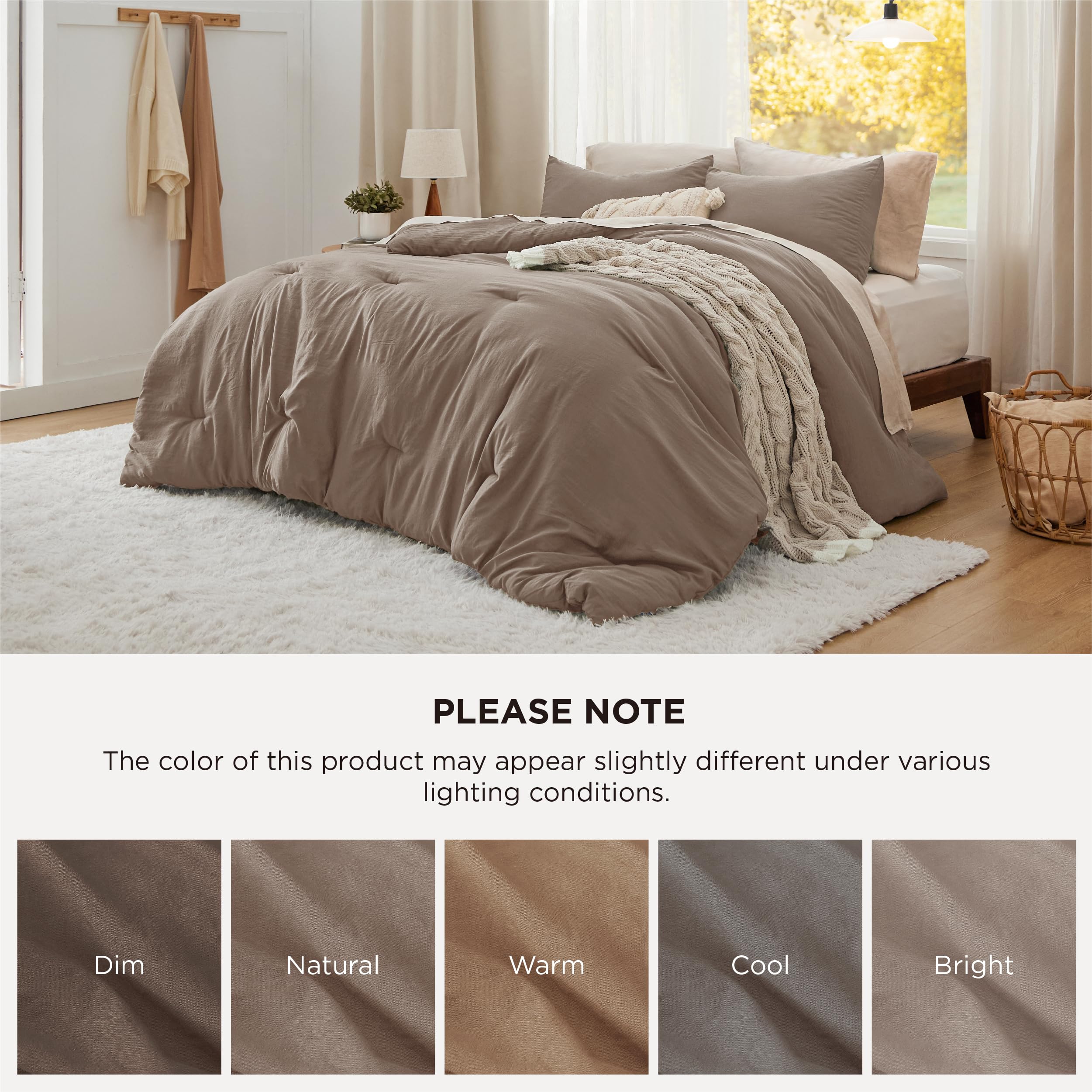 Bedsure packaged comforter with OEKO-TEX label proving safety and peace of mind