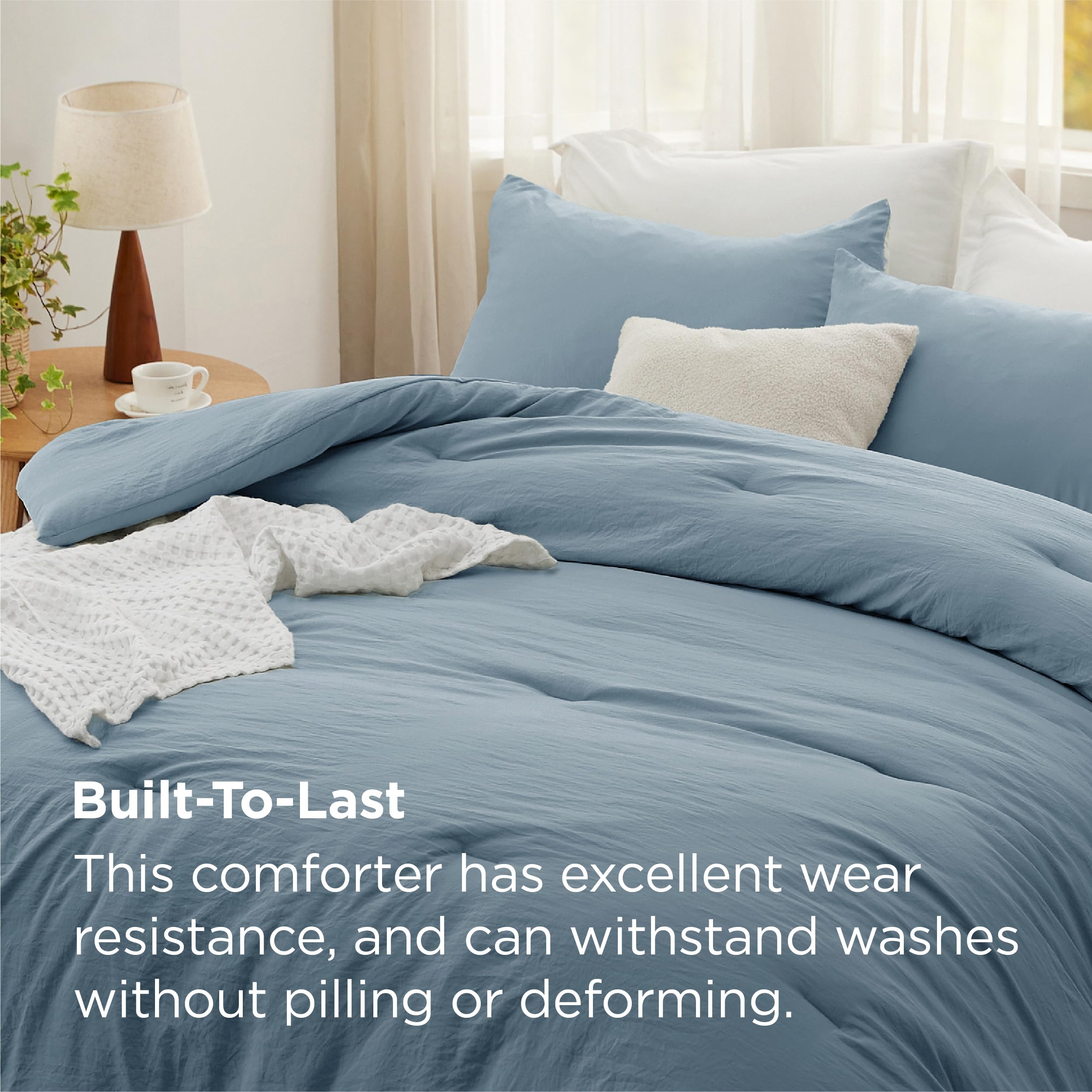 Bedsure reversed color view for versatile bedroom styling