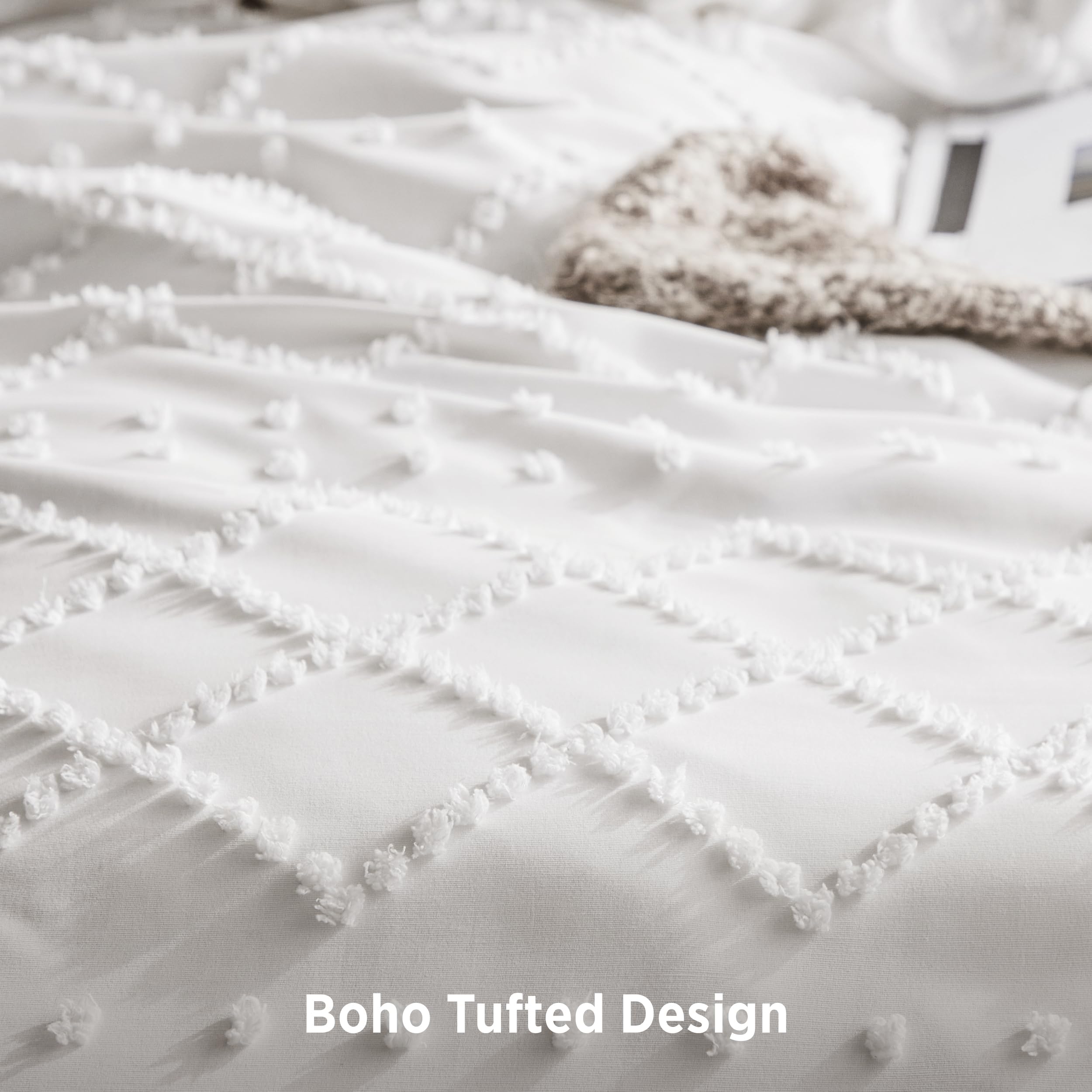Bedsure brushed microfiber detail showing soft, velvety fabric comfort