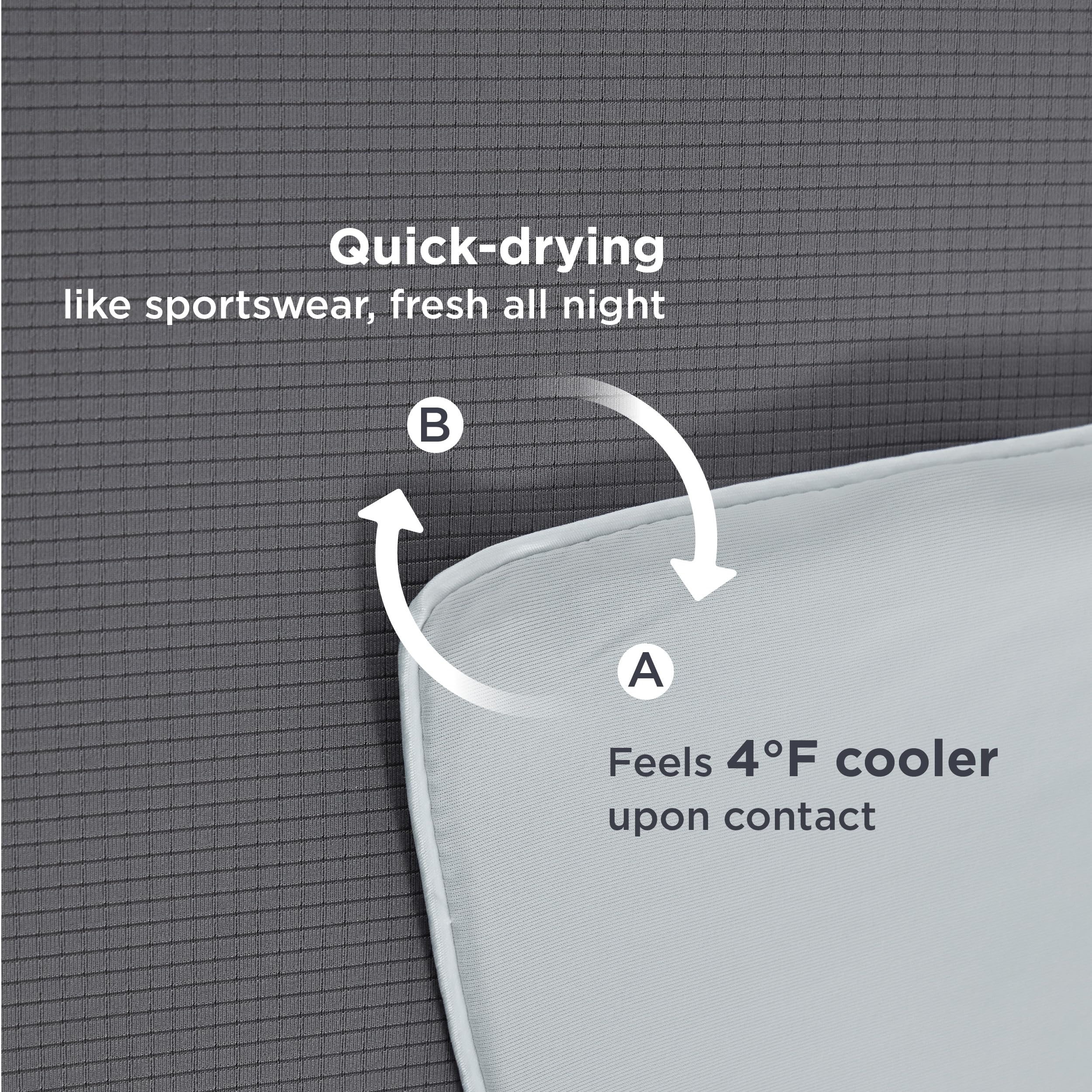 Bedsure wave quilting and piping detail for even fill and durability