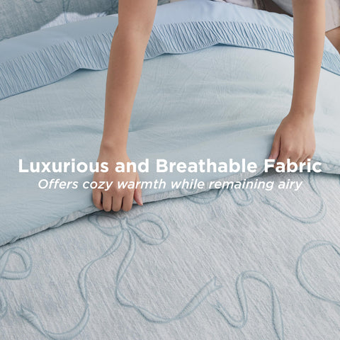 Bedsure corner and stitching detail highlighting craftsmanship and durable seams