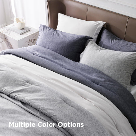 Bedsure corner loop close-up showing duvet attachment and anti-shift benefit