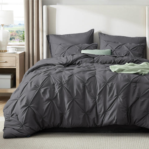 Bedsure flat-lay of sheets and accessories showing coordinated set convenience