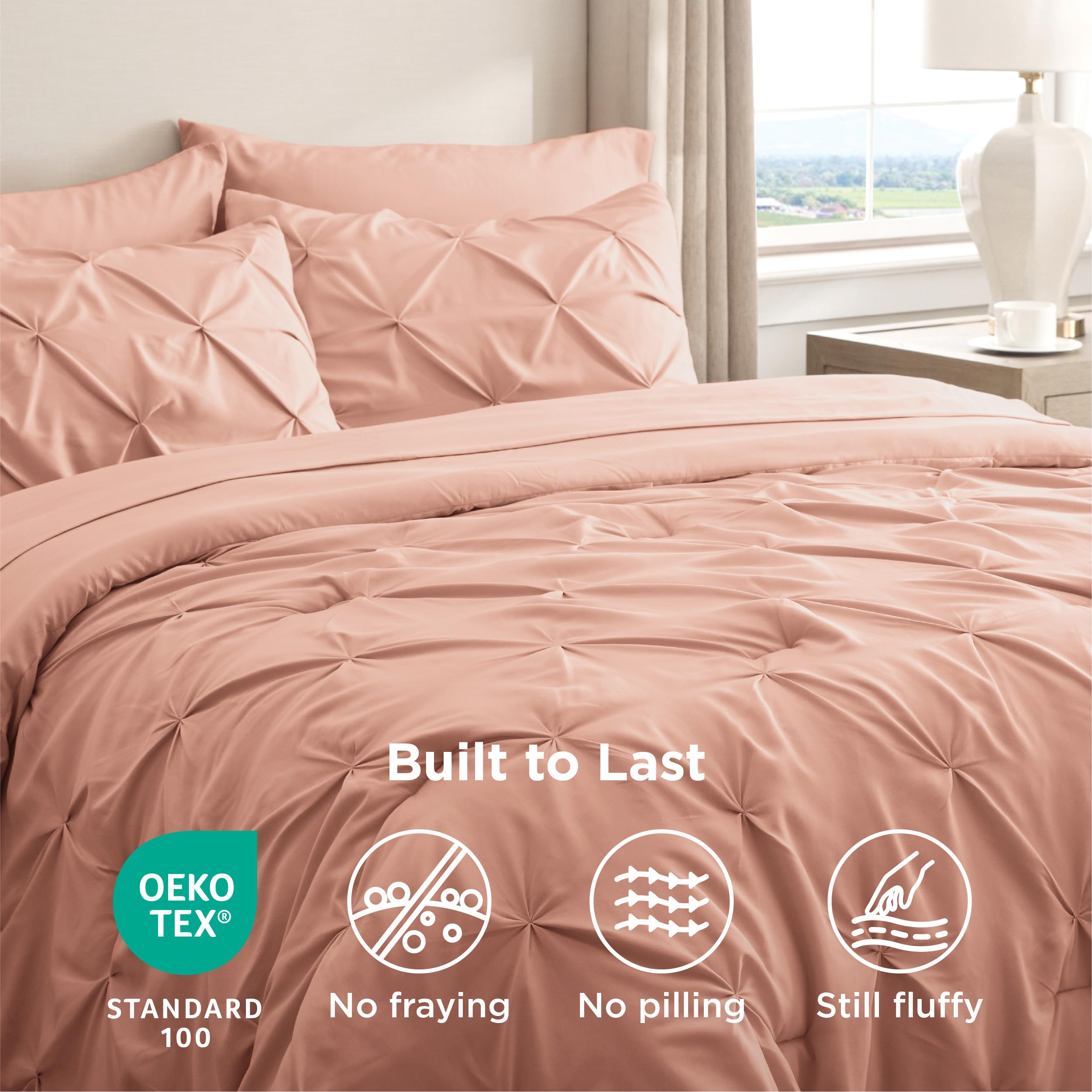 Bedsure boxed bedding set with contents visible for effortless gifting