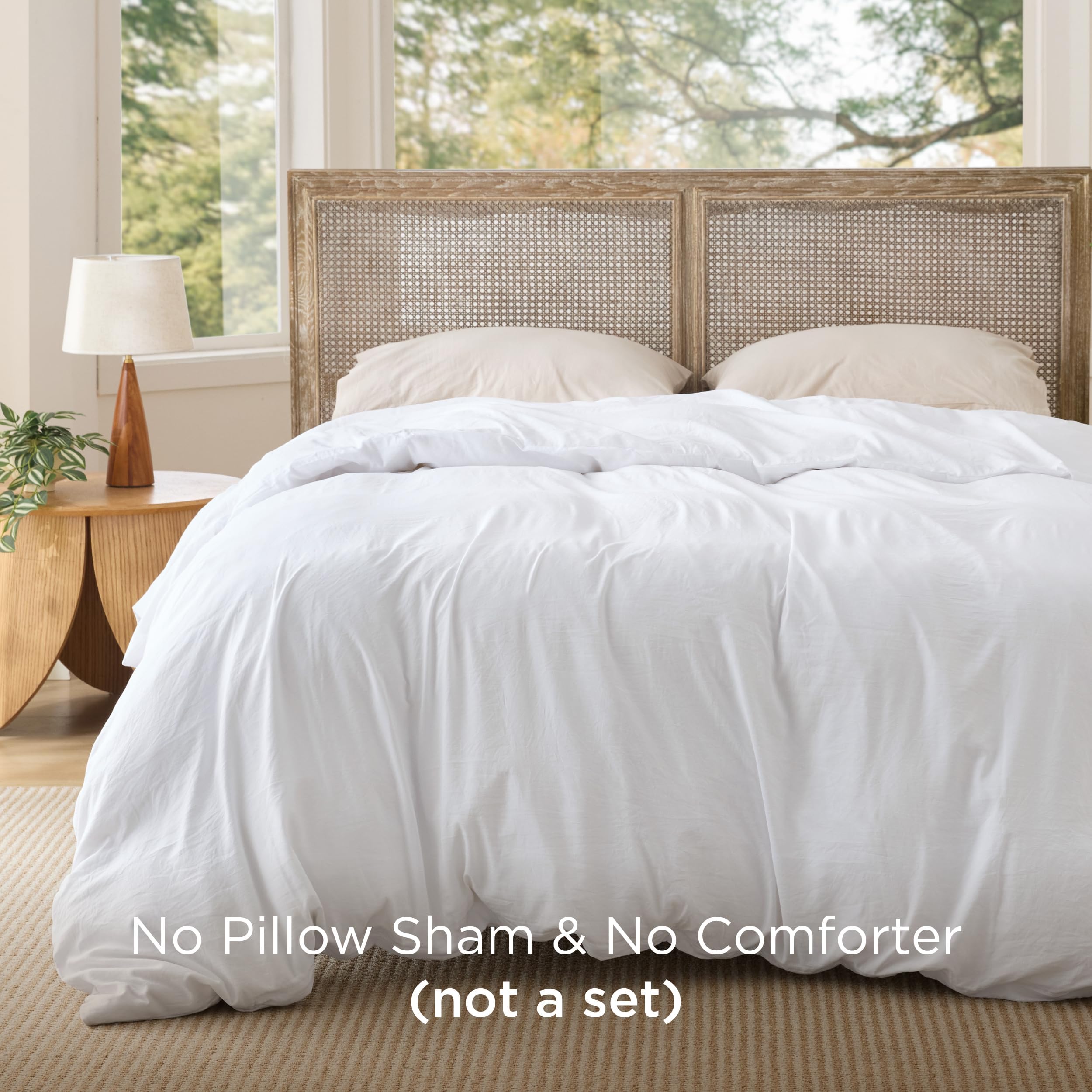 Bedsure close-up of fabric texture highlighting soft cotton-like feel