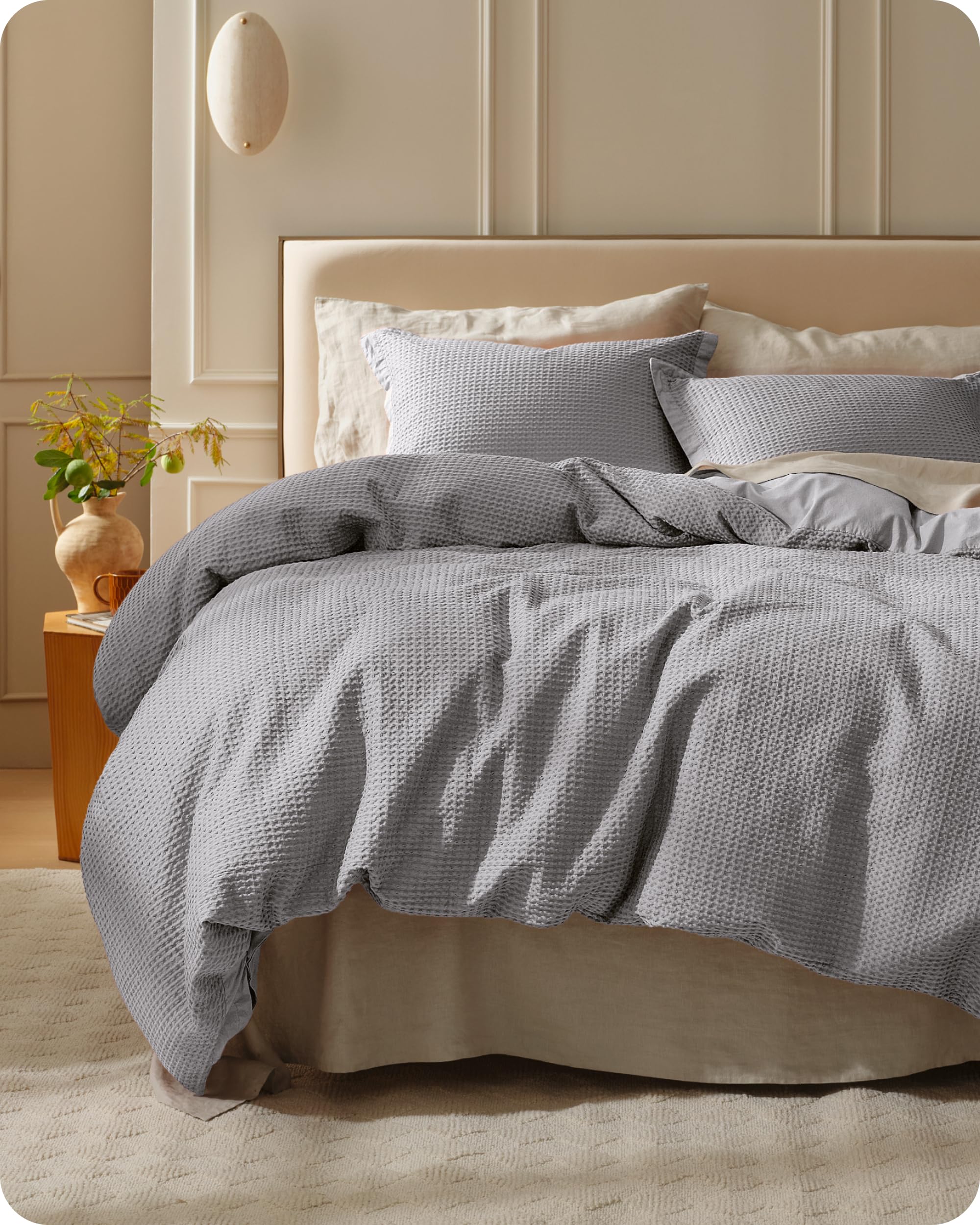 Bedsure duvet cover front packaging showing set contents and branding for easy identification