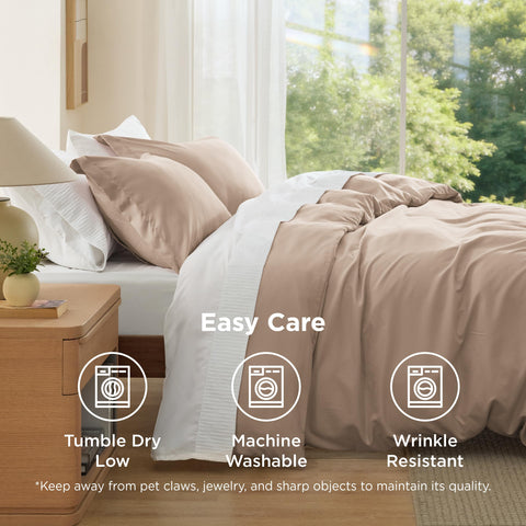 Bedsure in a cozy reading nook lifestyle shot conveys relaxed comfort and inviting warmth