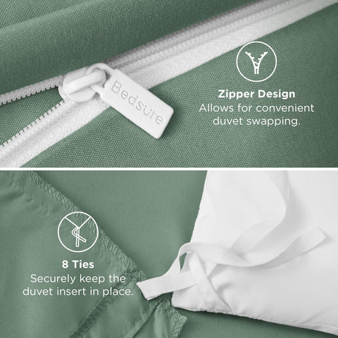 Bedsure seam close-up showing reinforced stitching for longer-lasting durability