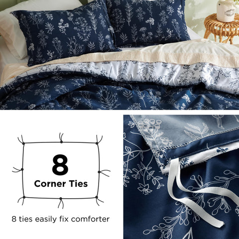 Bedsure interior corner ties securing insert to prevent shifting