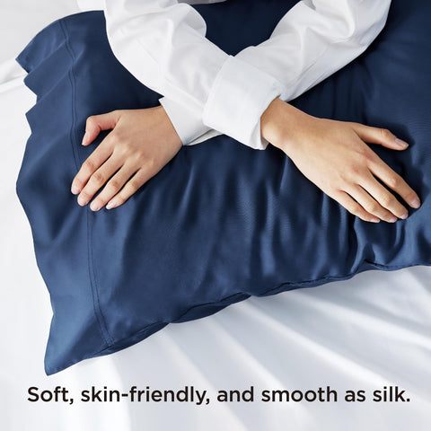 Bedsure envelope closure detail prevents pillow slipping and tangles