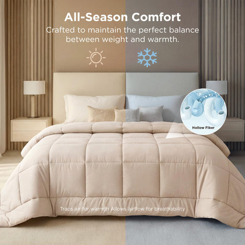 Bedsure fabric texture of shell for breathable comfort and soft touch