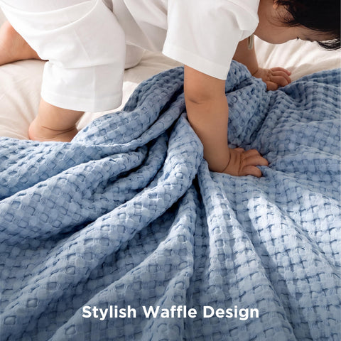 Bedsure folded blanket in gift-ready packaging emphasizing presentable gifting