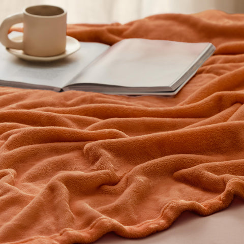 Bedsure neatly folded showing compact storage benefit