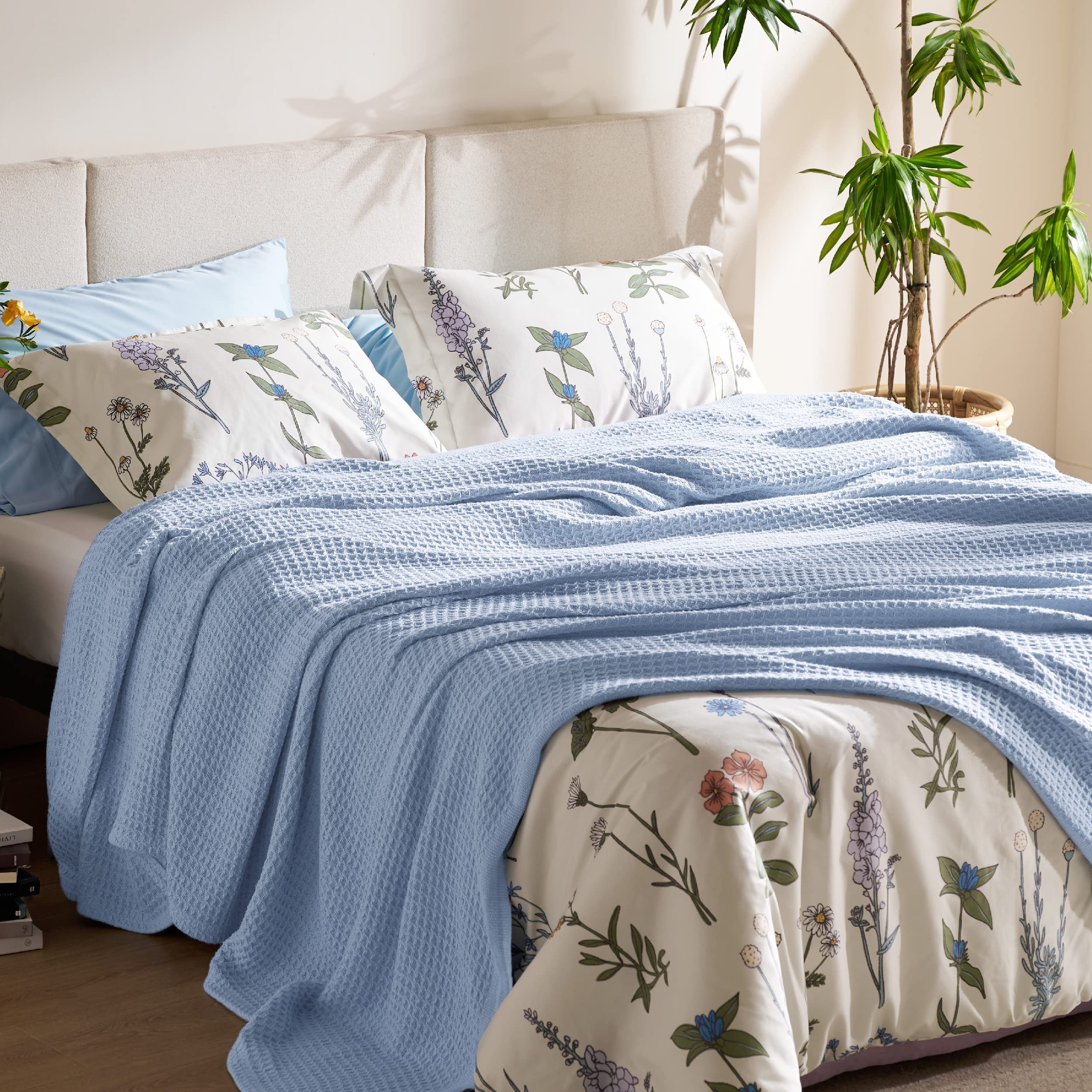Bedsure folded blanket in gift box indicating presentation and gifting ease
